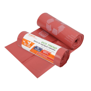 Worki Eco Trend 120L czerwone na odpady medyczne 5 sztuk RAVI